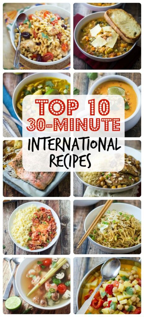 Discover 10 easy international recipes you can make in just 30 minutes! From Thai to Italian, enjoy bold global flavors with these quick and delicious meals.
