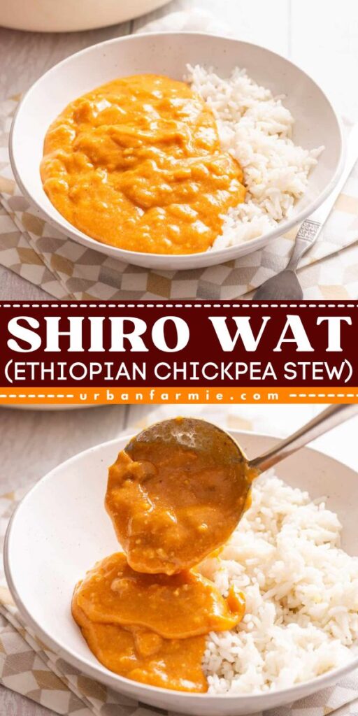 Explore the flavors of Ethiopia with this easy-to-make Shiro Wat (Ethiopian Chickpea Stew)! Packed with spices, chickpeas, and the rich taste of berbere and niter kibbeh, this hearty vegan dish is perfect for any meal.